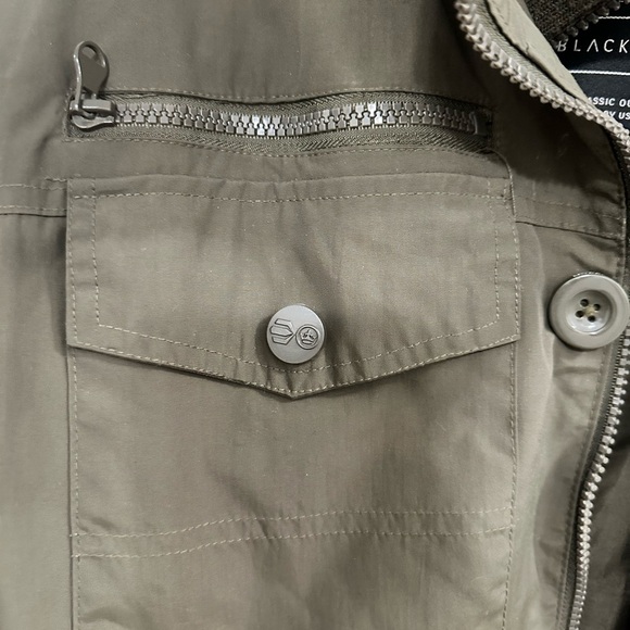 PRICE DROP ❤️Mens Crosshatch Black label Woodrow Jacket In Olive Green Sz L - Picture 4 of 10